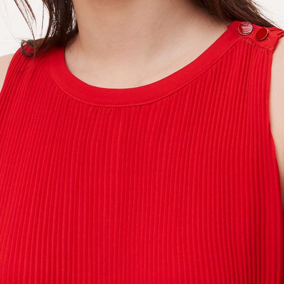 Loft Pleated Swing Dress. XXSP. - Picture 4 of 8